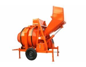 JZR350 diesel mixer with hydraulic tipping hopper