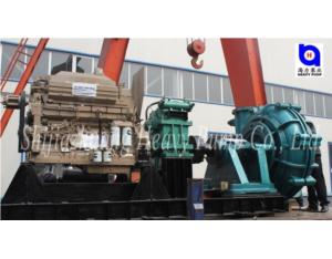 diesen engine drived slurry water pump for solids mud transport