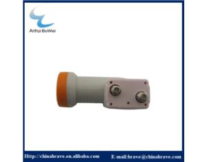 Universal Ku Band twin LNB with 9.75/10.6GHz for satellite