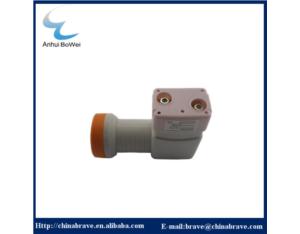 Universal Ku Band twin LNB with 9.75/10.6GHz for satellite