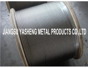 304/316/316 stainless steel wire rope 7x7,7x19