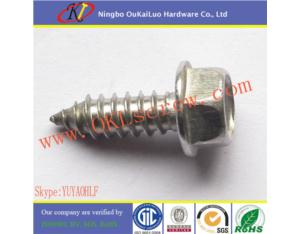 Stainless Steel Hex Head Self Tapping Screws With Washer