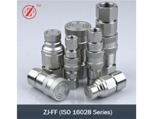 Zj-Ff Flat Face Type Hydraulic Quick Coupler (ISO16028) (SS316/Steel)