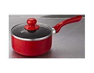 stamping non-stick red saucepan ZH-171