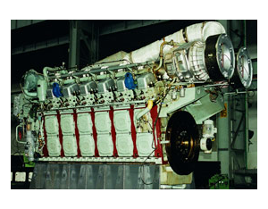 Marine medium-speed diesel engine