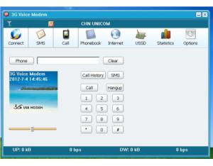 Qualcomm MSM6280 7.2m hsdpa modem wireless data card with AT command
