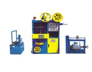Automatic cable / wire packaging machine with pay-off bobbin size 630mm