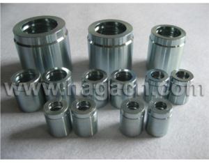 Hydraulic hose ferrule fitting