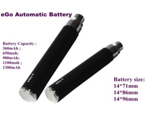 EGO-T EGO Automatic Battery 650mah 900mah 1100mah electronic cigarette battery ego e cig