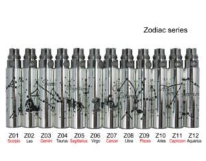 2013 newest electronic cigarette battery beautiful design Ego-Z zodiac Ecig Battery 650mAh