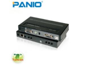PANIO TV300A Touch-screen Video + Serial + Audio, USB KVM extender w/DDM