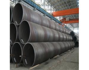 Double-sided submerged arc spiral pipe