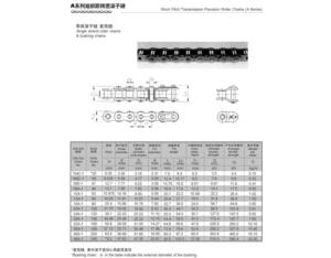 Short Pitch Transmission Precision Roller Chains