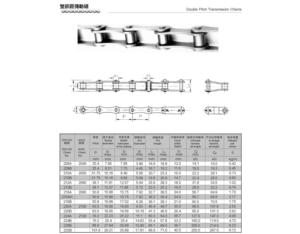 Double Pitch Transmission Chains