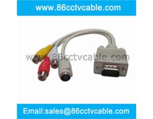 VGA to TV converter, VGA To S Video RCA Cable