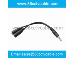 3.5mm Stereo Splitter Cable, Audio Video Cable