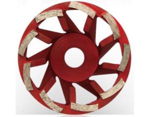 Diamond cup wheel-whirlwind type
