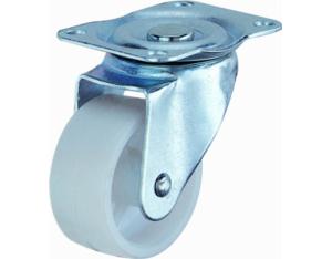 Small Plastic Caster with Swivel Plate