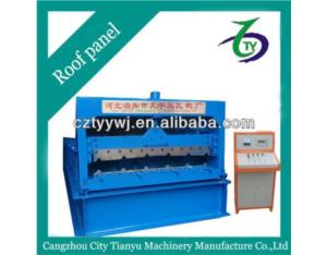 steel roof panel cold roll forming machine