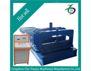 Glazed metal roof tiles roll forming machine