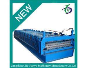 Russian style double layer roll forming machine