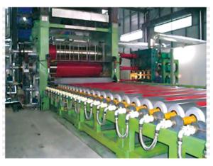 Soft PVC film calendaring line