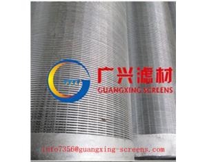 V shaped wire welded stainless steel well screen