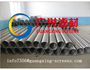 Galvanized water well screen tube/sand control water well screen tube
