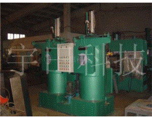 Two Station Vacuum slurry mixer for the silica sol shell for the investment casting line