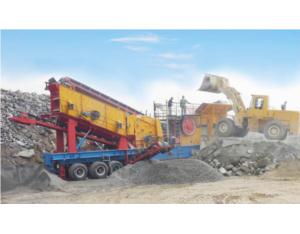 Tire Type Mobile Jaw Crushing Plant