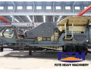 Tire Type Mobile Jaw Crushing Plant