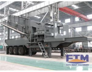 Tyre Type Multistage Combination Of Mobile Crusher Station