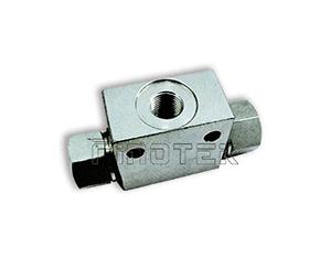 Shuttle valve - Steel raw materials, no leakage in working position, hydraulic shuttle valves