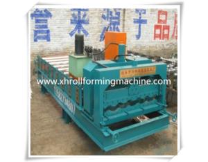 Glazed Galvanized Metal Door Frame Roll Forming Machine