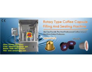 K-cup coffee capsule filling sealing machine