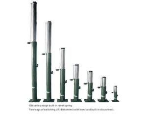 Hydraulic Elevator Oil Buffer With Inside Spring , 0.25m/s - 1.0m/s OB10