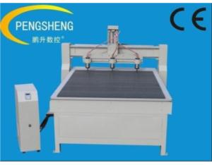 Advertising engraving machine with three heads