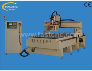 Round type automatic tool changing cnc router