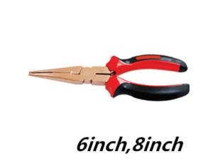 non sparking Be Cu 6'' flat nose pliers