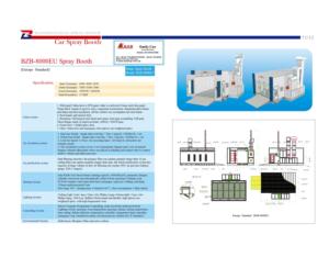 BZB-8000EU Spray Booth(Germany  Standard) 