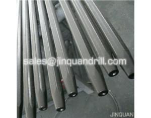 High performance tapered drill rod for small hole drilling