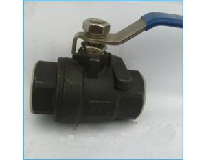 2pc thread ball valve wcb