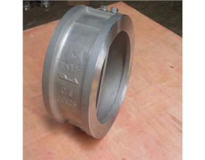 Double disc wafer check valve