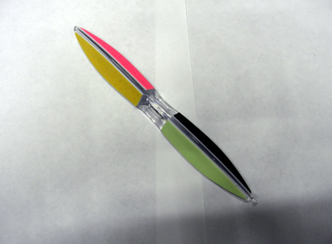 Four Colour Cube Nail File Af016