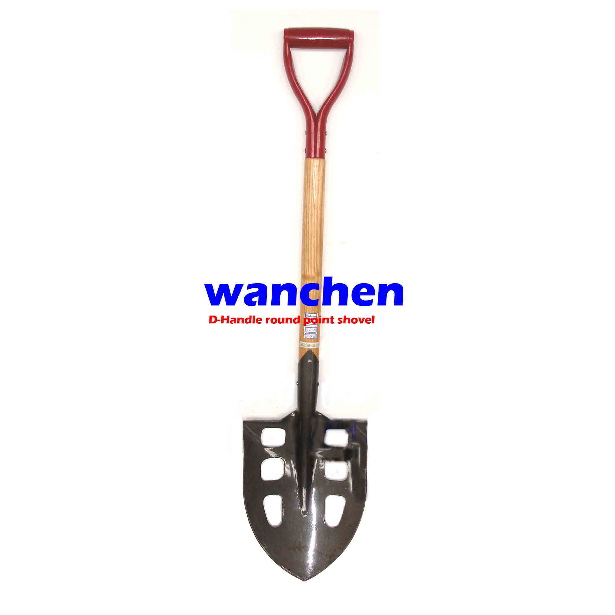 d-handle round point shovel