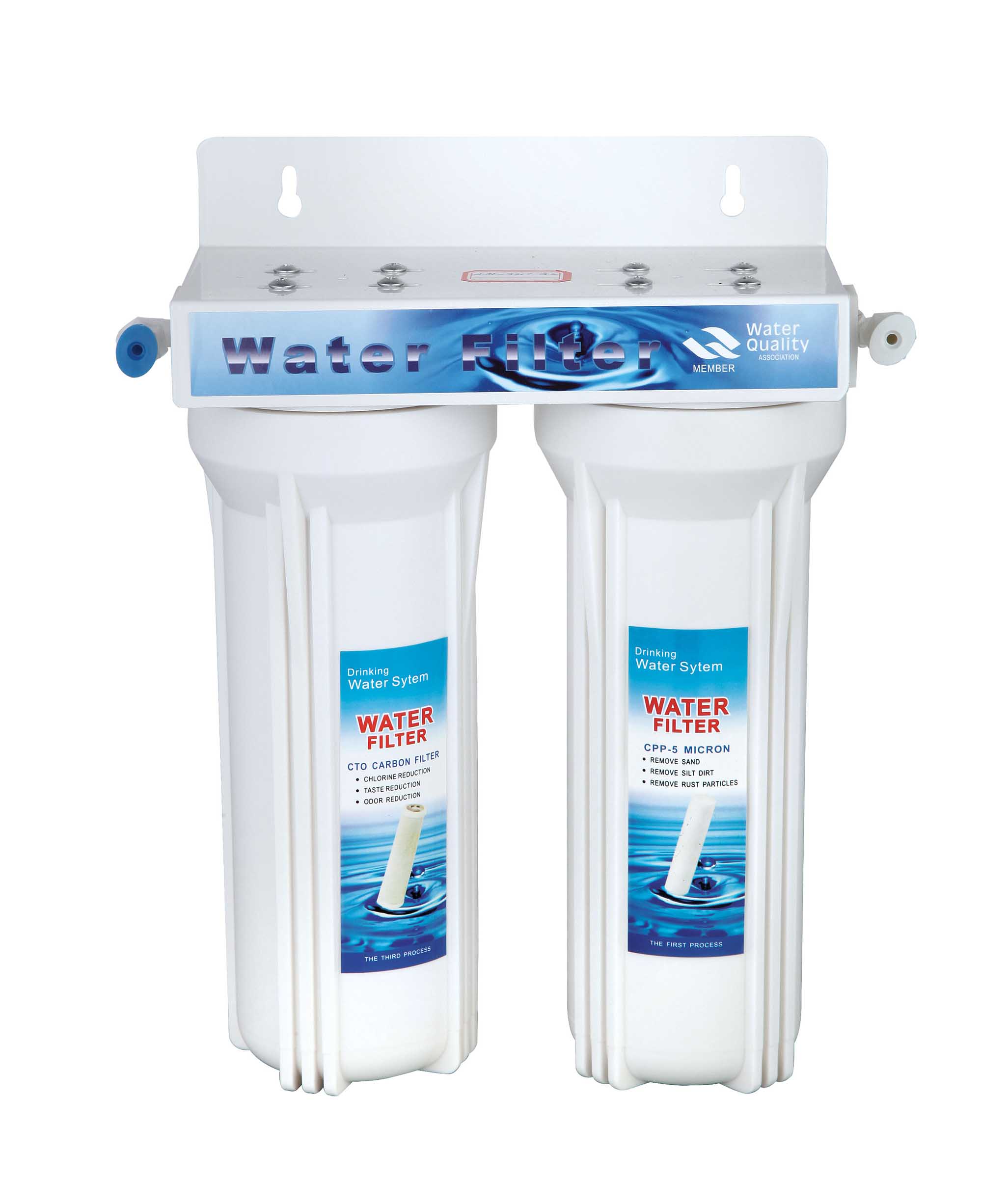 Under Counter Two Stage Water Filter Purifier Home Use