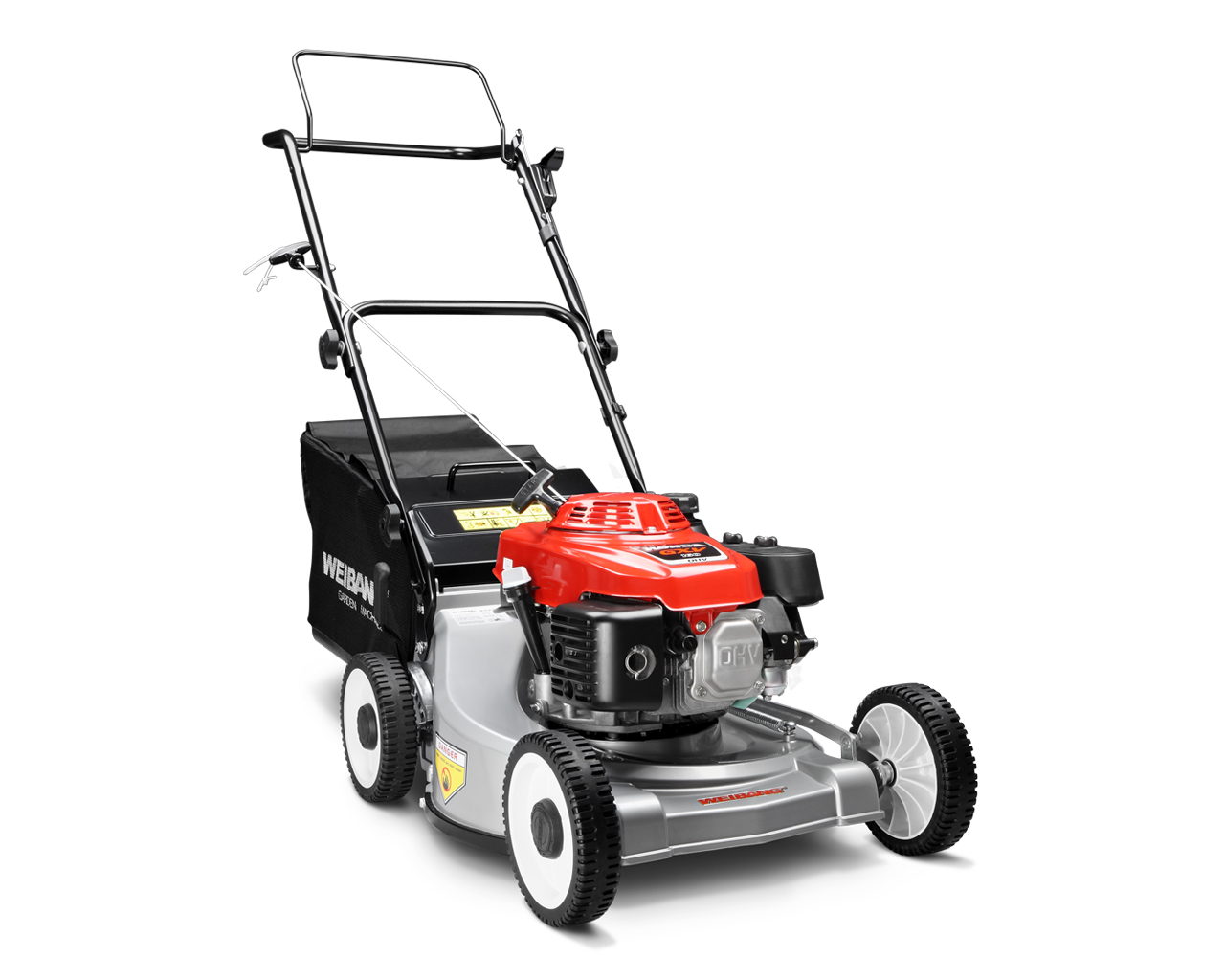 Aluminum chassis lawn mower